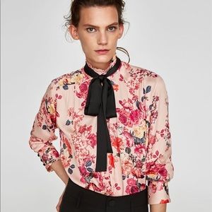 Zara Floral Dress Top
